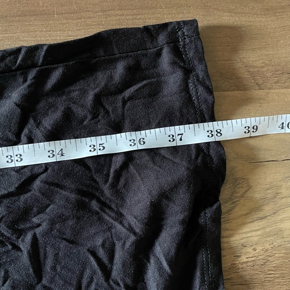 Women's Black Stretchy Maxi Skirt - Picture 6 of 6